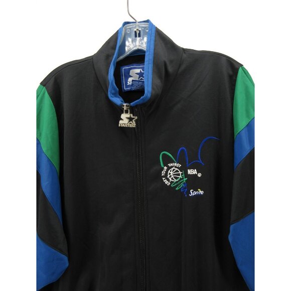 VINTAGE NBA Jacket Large Sprite Starter Promo Basketball Warm Up 90s - Picture 2 of 12